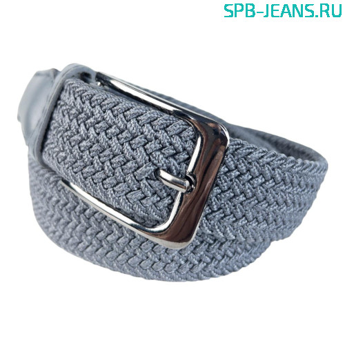 Ремень текстильный эластичный R91-30 серый