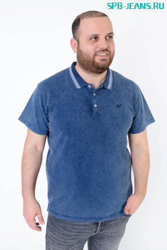 Мужская футболка Giovedi 8-309 d. blue