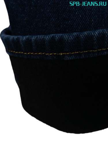 Тёплые джинсы Wrangler W-102A темно-синий фото 3