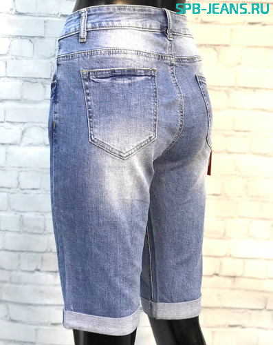 Женские джинсовые бриджи 1079 фото 2