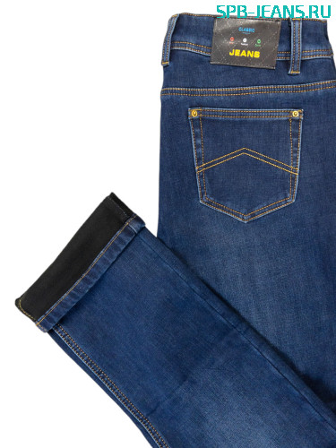 Тёплые женские джинсы 1109 фото 3