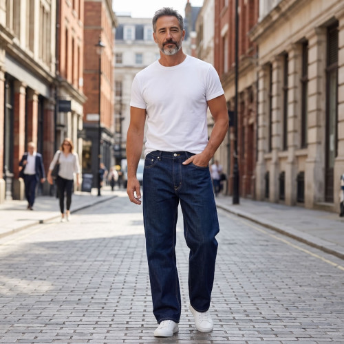 Джинсы багги Levi's 568 (1128), индиго