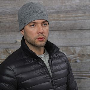 Фото мужская шапка f250 серый (россия)
