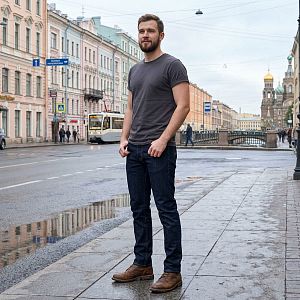 Джинсы Levi's 511 enzim, zipper, stretch