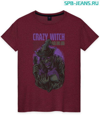 Женская футболка Crazy Witch 1652683