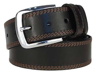 Ремень кожаный 40A06-01R Black