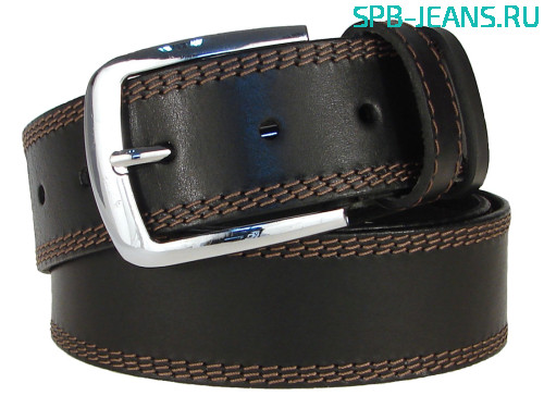 Ремень кожаный 40A06-01R Black