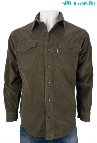 Мужская вельветовая рубашка Montana 4504