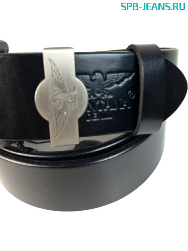 Ремень кожаный Montana M1-1 black фото 2