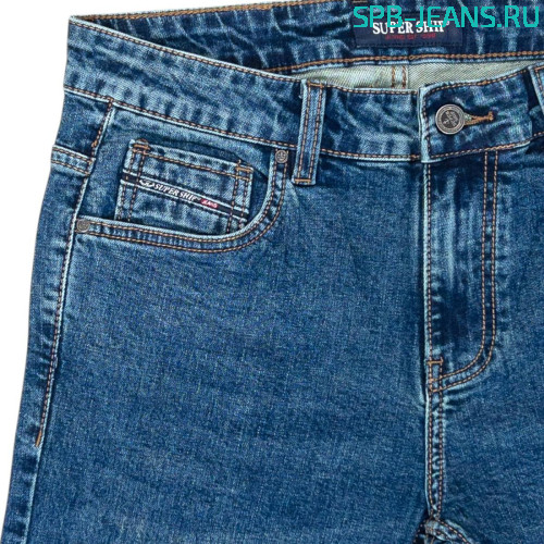 Джинсы Super Ship SB24256-06, 99% cotton фото 5