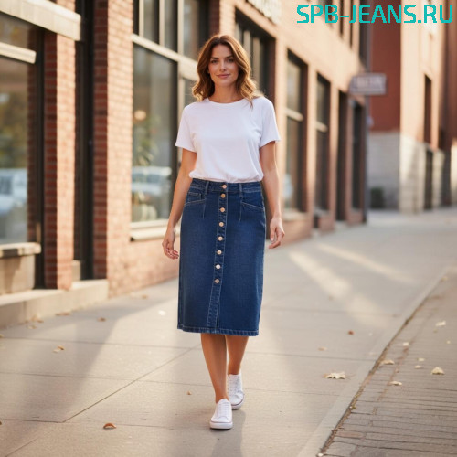 Юбка джинсовая 66201
