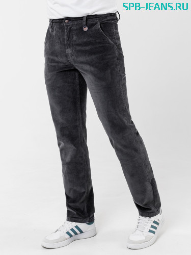 Вельветовые брюки Montana 5808-7, серый фото 2