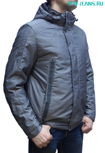 Демисезонная куртка Black Vinyl 13-309 grey