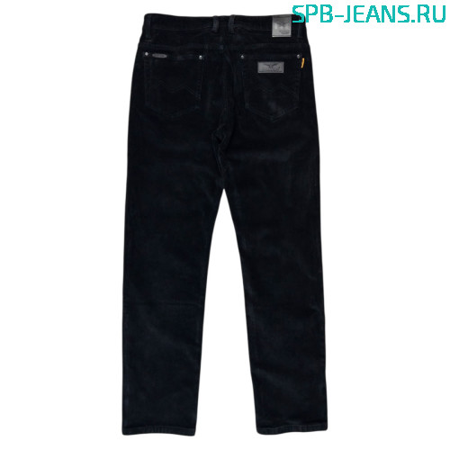 Вельветовые тёплые джинсы Montana 4805F, черный фото 3