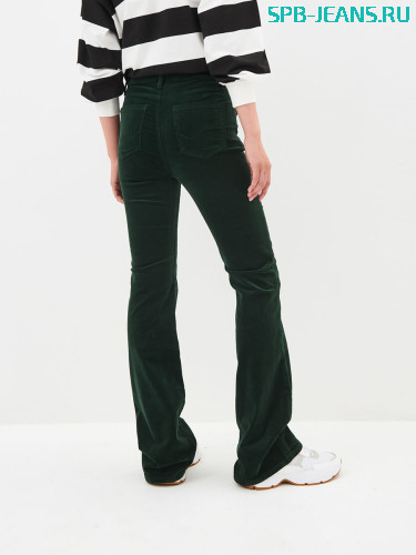 Вельветовые джинсы MR707V green фото 2