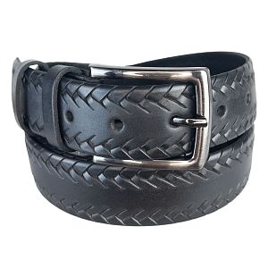 Ремень кожаный 35C34-01LK черный