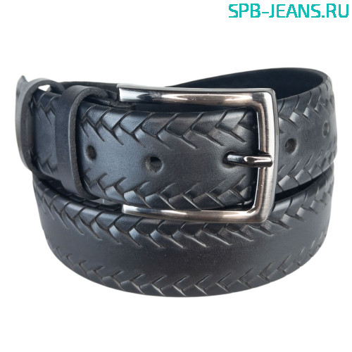 Ремень кожаный 35C34-01LK черный
