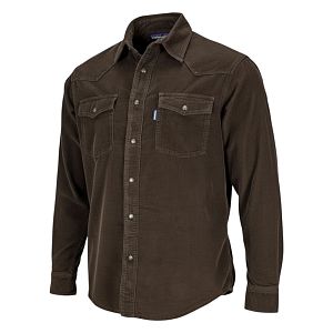 Вельветовая рубашка Montana 4503, brown