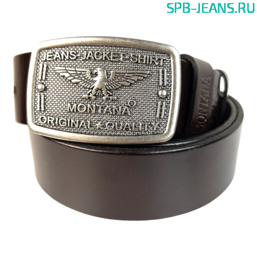 Ремень кожаный Montana M2 braun