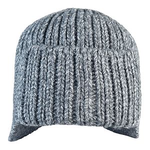 Шапка 380Ф серый, 50% шерсть + флис