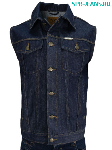 Джинсовая безрукавка Montana 978 raw denim