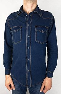 Джинсовая рубашка Montana 6688