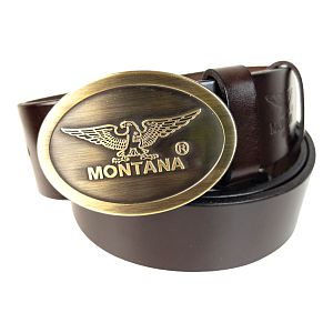 Ремень кожаный Montana M2-2 braun
