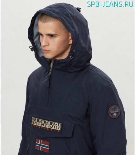 Анорак Napapijri Rainforest Pocket blue фото 5