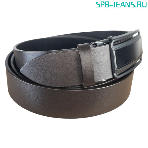 Ремень кожаный 35F01-03L-1 коричневый фото 2