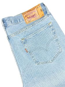 Джинсы Levi's 501-02 L. blue, cotton, zipper