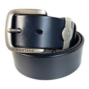 Ремень кожаный Montana M1-1 blue