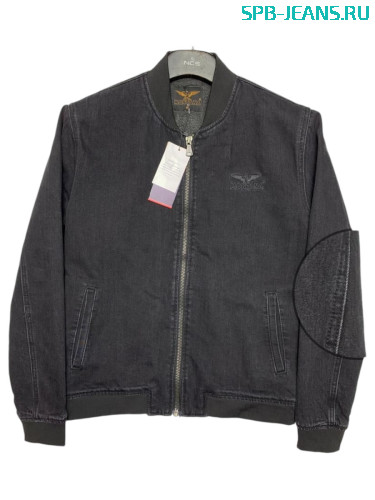 Джинсовый бомбер с мехом Montana 4710Z