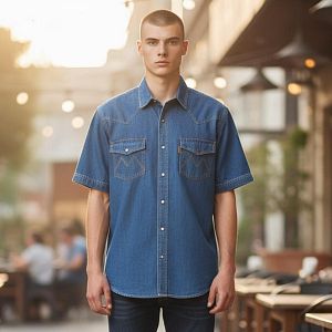 Джинсовая рубашка Montana 537S