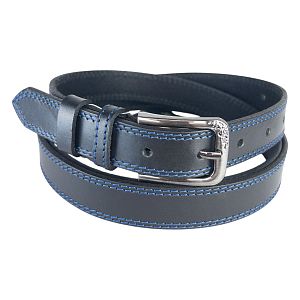 Ремень кожаный 25A03-12L черный