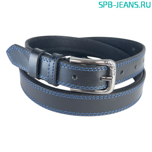 Ремень кожаный 25A03-12L черный