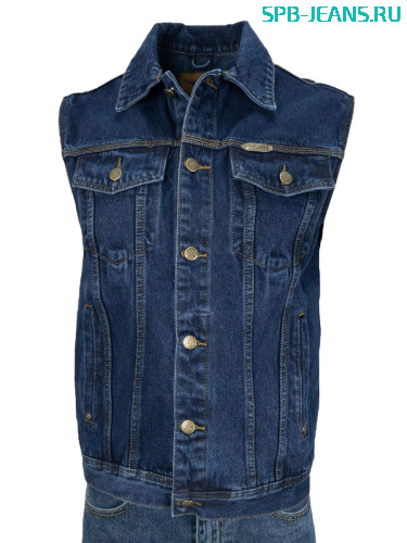 Мужская джинсовая безрукавка Montana M-988