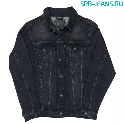 Джинсовая куртка Arm. 082-2659 black фото 2
