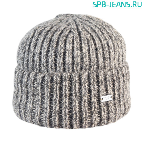 Шапка 235Ф кофейный, 60% шерсть + флис