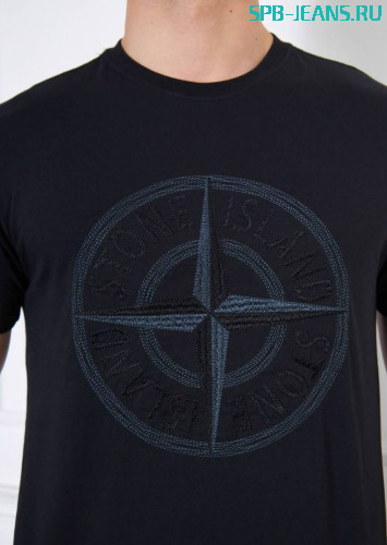 Футболка Stone Island 23568 black фото 2