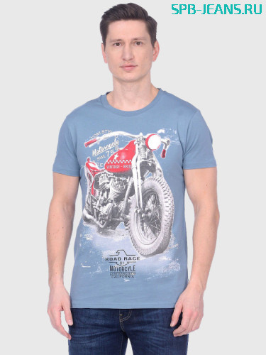 Мужская футболка T Sod 3993-24 blue
