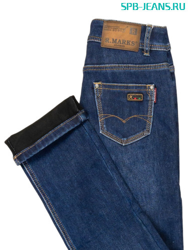 Женские тёплые джинсы R. Marks 8107 (флис) фото 2