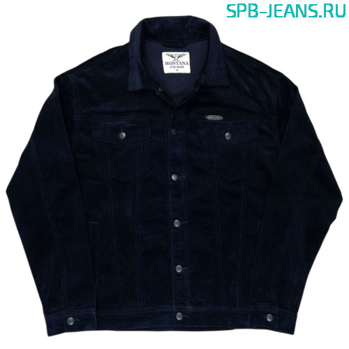 Вельветовая куртка Montana 4806-1, синий