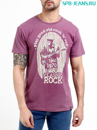 Футболка F5  02285/Rock, TR Plain, burgundy