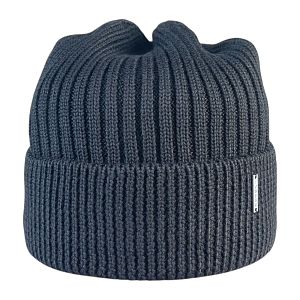 Шапка 175Ф черный, 50% шерсть + флис