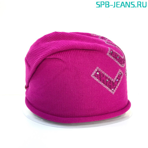 Фото шапка s 207(266) малиново-фиолетовый фото 2