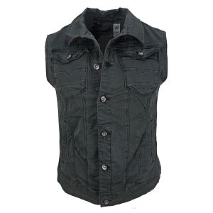 Мужская джинсовая безрукавка Infors 110524 хаки