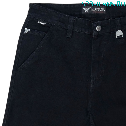 Джинсы Montana 8011, stretch, black фото 5