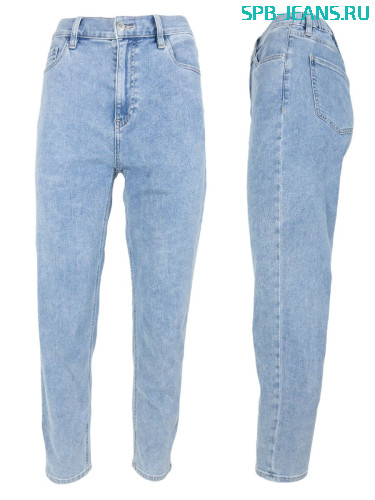 Джинсы MOM летние Blue CoCo 9212