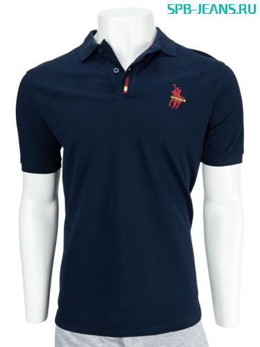 Футболка поло RL 97004 blue