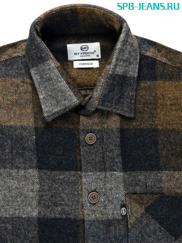 Шерстяная рубашка My Freedo 530-4 фото 2